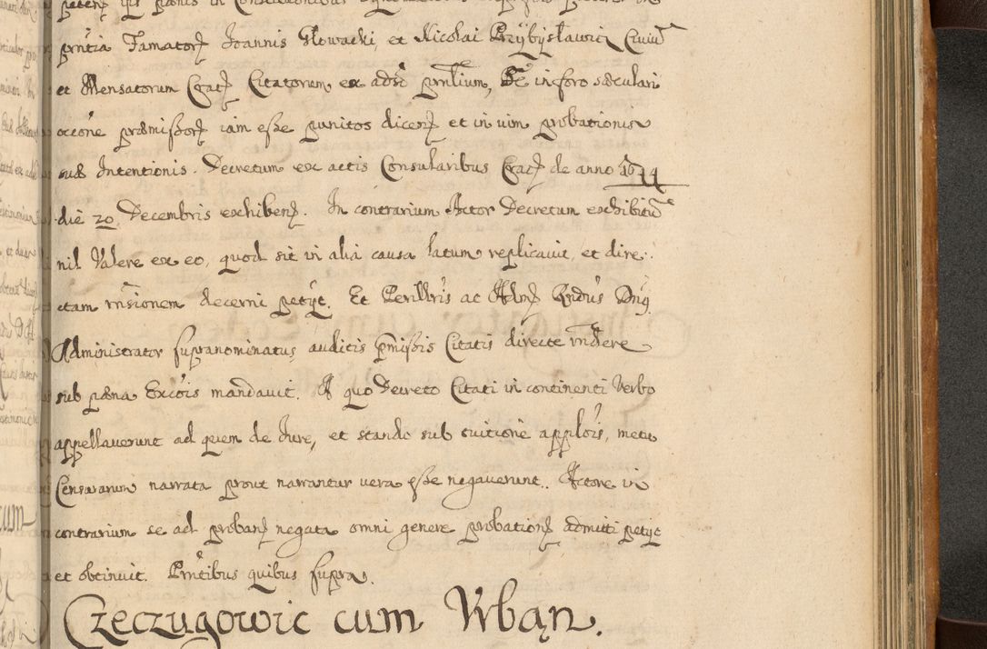 Zdjęcie nr 800 dla obiektu archiwalnego: Volumen II actorum episcopalium R. D. Petri Gembicki, episcopi Cracoviensis, locum tenente in dioecesi R. D. Alberto Lipnicki, canonico Cracoviensi post discessum R. D. Episcopi in Italiam et usque ad redditum eiusdem in Poloniam, videlicet a die 16 Novembris 1644 et per a. D. 1645 inchoative ad Septembrem. Horum videatur index ad finem huius voluminis