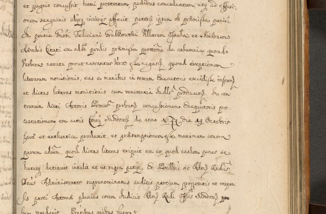 Zdjęcie nr 798 dla obiektu archiwalnego: Volumen II actorum episcopalium R. D. Petri Gembicki, episcopi Cracoviensis, locum tenente in dioecesi R. D. Alberto Lipnicki, canonico Cracoviensi post discessum R. D. Episcopi in Italiam et usque ad redditum eiusdem in Poloniam, videlicet a die 16 Novembris 1644 et per a. D. 1645 inchoative ad Septembrem. Horum videatur index ad finem huius voluminis