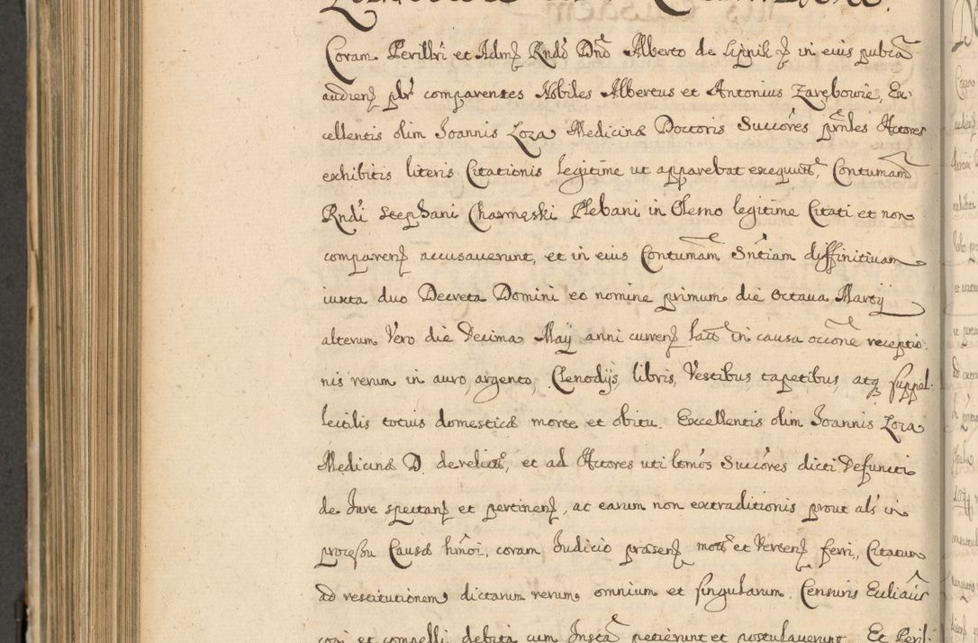 Zdjęcie nr 795 dla obiektu archiwalnego: Volumen II actorum episcopalium R. D. Petri Gembicki, episcopi Cracoviensis, locum tenente in dioecesi R. D. Alberto Lipnicki, canonico Cracoviensi post discessum R. D. Episcopi in Italiam et usque ad redditum eiusdem in Poloniam, videlicet a die 16 Novembris 1644 et per a. D. 1645 inchoative ad Septembrem. Horum videatur index ad finem huius voluminis