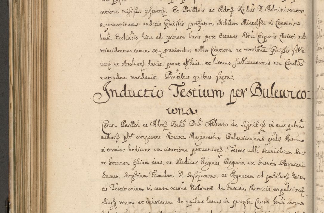 Zdjęcie nr 793 dla obiektu archiwalnego: Volumen II actorum episcopalium R. D. Petri Gembicki, episcopi Cracoviensis, locum tenente in dioecesi R. D. Alberto Lipnicki, canonico Cracoviensi post discessum R. D. Episcopi in Italiam et usque ad redditum eiusdem in Poloniam, videlicet a die 16 Novembris 1644 et per a. D. 1645 inchoative ad Septembrem. Horum videatur index ad finem huius voluminis