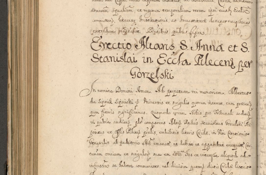 Zdjęcie nr 781 dla obiektu archiwalnego: Volumen II actorum episcopalium R. D. Petri Gembicki, episcopi Cracoviensis, locum tenente in dioecesi R. D. Alberto Lipnicki, canonico Cracoviensi post discessum R. D. Episcopi in Italiam et usque ad redditum eiusdem in Poloniam, videlicet a die 16 Novembris 1644 et per a. D. 1645 inchoative ad Septembrem. Horum videatur index ad finem huius voluminis