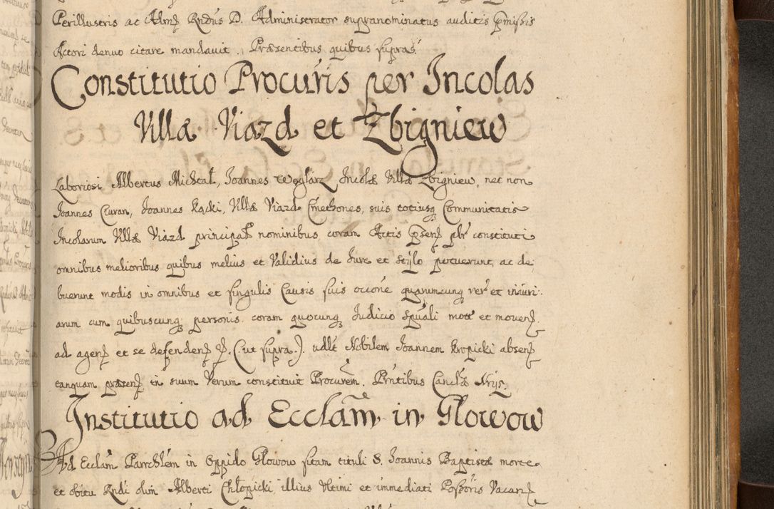 Zdjęcie nr 780 dla obiektu archiwalnego: Volumen II actorum episcopalium R. D. Petri Gembicki, episcopi Cracoviensis, locum tenente in dioecesi R. D. Alberto Lipnicki, canonico Cracoviensi post discessum R. D. Episcopi in Italiam et usque ad redditum eiusdem in Poloniam, videlicet a die 16 Novembris 1644 et per a. D. 1645 inchoative ad Septembrem. Horum videatur index ad finem huius voluminis