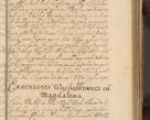 Zdjęcie nr 758 dla obiektu archiwalnego: Volumen II actorum episcopalium R. D. Petri Gembicki, episcopi Cracoviensis, locum tenente in dioecesi R. D. Alberto Lipnicki, canonico Cracoviensi post discessum R. D. Episcopi in Italiam et usque ad redditum eiusdem in Poloniam, videlicet a die 16 Novembris 1644 et per a. D. 1645 inchoative ad Septembrem. Horum videatur index ad finem huius voluminis