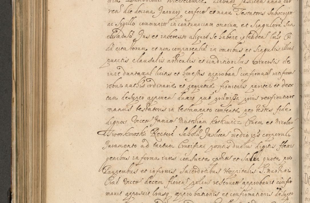 Zdjęcie nr 761 dla obiektu archiwalnego: Volumen II actorum episcopalium R. D. Petri Gembicki, episcopi Cracoviensis, locum tenente in dioecesi R. D. Alberto Lipnicki, canonico Cracoviensi post discessum R. D. Episcopi in Italiam et usque ad redditum eiusdem in Poloniam, videlicet a die 16 Novembris 1644 et per a. D. 1645 inchoative ad Septembrem. Horum videatur index ad finem huius voluminis