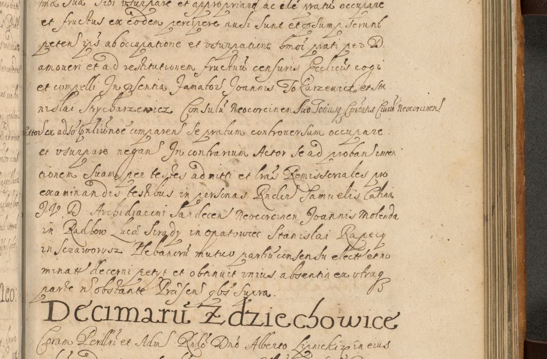 Zdjęcie nr 748 dla obiektu archiwalnego: Volumen II actorum episcopalium R. D. Petri Gembicki, episcopi Cracoviensis, locum tenente in dioecesi R. D. Alberto Lipnicki, canonico Cracoviensi post discessum R. D. Episcopi in Italiam et usque ad redditum eiusdem in Poloniam, videlicet a die 16 Novembris 1644 et per a. D. 1645 inchoative ad Septembrem. Horum videatur index ad finem huius voluminis