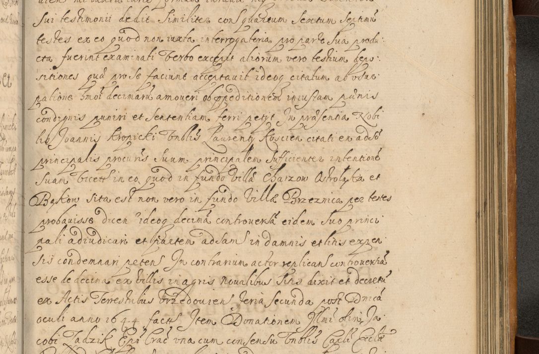 Zdjęcie nr 746 dla obiektu archiwalnego: Volumen II actorum episcopalium R. D. Petri Gembicki, episcopi Cracoviensis, locum tenente in dioecesi R. D. Alberto Lipnicki, canonico Cracoviensi post discessum R. D. Episcopi in Italiam et usque ad redditum eiusdem in Poloniam, videlicet a die 16 Novembris 1644 et per a. D. 1645 inchoative ad Septembrem. Horum videatur index ad finem huius voluminis