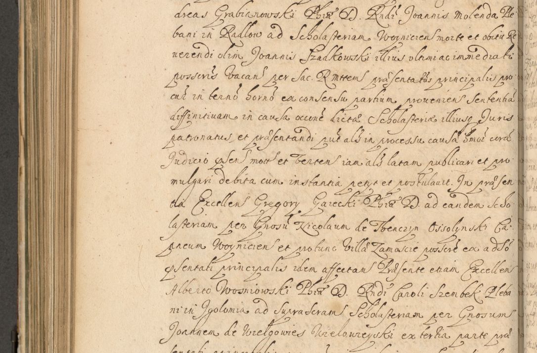 Zdjęcie nr 739 dla obiektu archiwalnego: Volumen II actorum episcopalium R. D. Petri Gembicki, episcopi Cracoviensis, locum tenente in dioecesi R. D. Alberto Lipnicki, canonico Cracoviensi post discessum R. D. Episcopi in Italiam et usque ad redditum eiusdem in Poloniam, videlicet a die 16 Novembris 1644 et per a. D. 1645 inchoative ad Septembrem. Horum videatur index ad finem huius voluminis