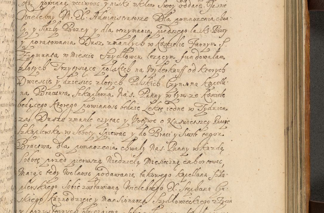 Zdjęcie nr 728 dla obiektu archiwalnego: Volumen II actorum episcopalium R. D. Petri Gembicki, episcopi Cracoviensis, locum tenente in dioecesi R. D. Alberto Lipnicki, canonico Cracoviensi post discessum R. D. Episcopi in Italiam et usque ad redditum eiusdem in Poloniam, videlicet a die 16 Novembris 1644 et per a. D. 1645 inchoative ad Septembrem. Horum videatur index ad finem huius voluminis