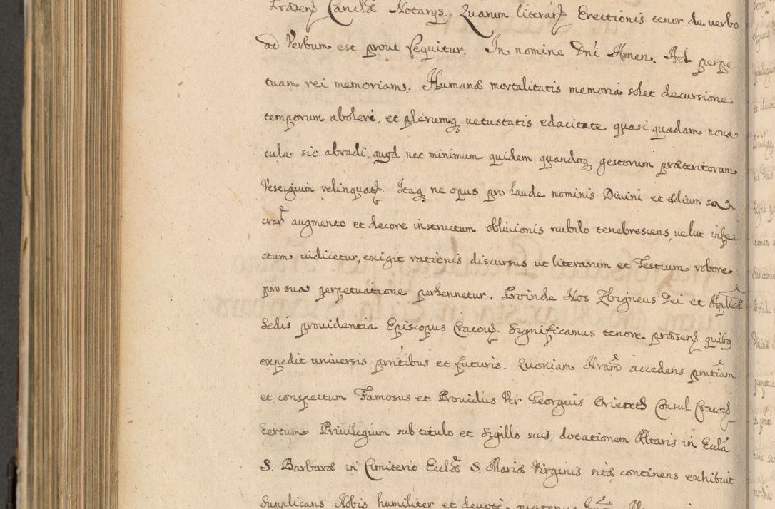Zdjęcie nr 943 dla obiektu archiwalnego: Volumen II actorum episcopalium R. D. Petri Gembicki, episcopi Cracoviensis, locum tenente in dioecesi R. D. Alberto Lipnicki, canonico Cracoviensi post discessum R. D. Episcopi in Italiam et usque ad redditum eiusdem in Poloniam, videlicet a die 16 Novembris 1644 et per a. D. 1645 inchoative ad Septembrem. Horum videatur index ad finem huius voluminis
