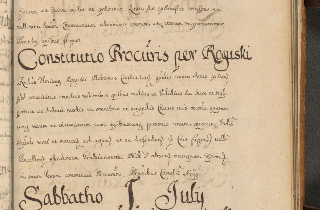 Zdjęcie nr 940 dla obiektu archiwalnego: Volumen II actorum episcopalium R. D. Petri Gembicki, episcopi Cracoviensis, locum tenente in dioecesi R. D. Alberto Lipnicki, canonico Cracoviensi post discessum R. D. Episcopi in Italiam et usque ad redditum eiusdem in Poloniam, videlicet a die 16 Novembris 1644 et per a. D. 1645 inchoative ad Septembrem. Horum videatur index ad finem huius voluminis