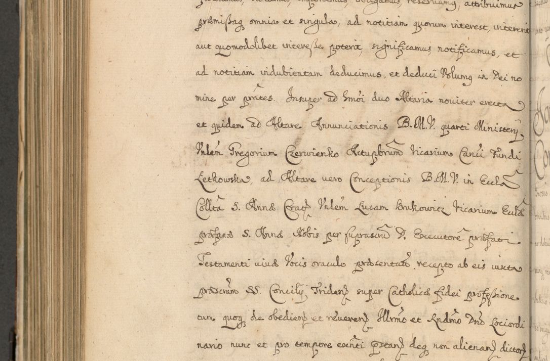 Zdjęcie nr 937 dla obiektu archiwalnego: Volumen II actorum episcopalium R. D. Petri Gembicki, episcopi Cracoviensis, locum tenente in dioecesi R. D. Alberto Lipnicki, canonico Cracoviensi post discessum R. D. Episcopi in Italiam et usque ad redditum eiusdem in Poloniam, videlicet a die 16 Novembris 1644 et per a. D. 1645 inchoative ad Septembrem. Horum videatur index ad finem huius voluminis