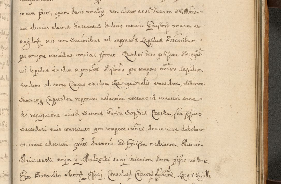 Zdjęcie nr 924 dla obiektu archiwalnego: Volumen II actorum episcopalium R. D. Petri Gembicki, episcopi Cracoviensis, locum tenente in dioecesi R. D. Alberto Lipnicki, canonico Cracoviensi post discessum R. D. Episcopi in Italiam et usque ad redditum eiusdem in Poloniam, videlicet a die 16 Novembris 1644 et per a. D. 1645 inchoative ad Septembrem. Horum videatur index ad finem huius voluminis