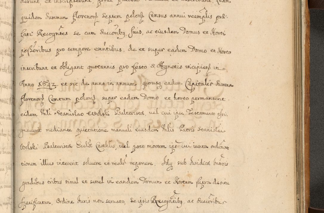 Zdjęcie nr 918 dla obiektu archiwalnego: Volumen II actorum episcopalium R. D. Petri Gembicki, episcopi Cracoviensis, locum tenente in dioecesi R. D. Alberto Lipnicki, canonico Cracoviensi post discessum R. D. Episcopi in Italiam et usque ad redditum eiusdem in Poloniam, videlicet a die 16 Novembris 1644 et per a. D. 1645 inchoative ad Septembrem. Horum videatur index ad finem huius voluminis