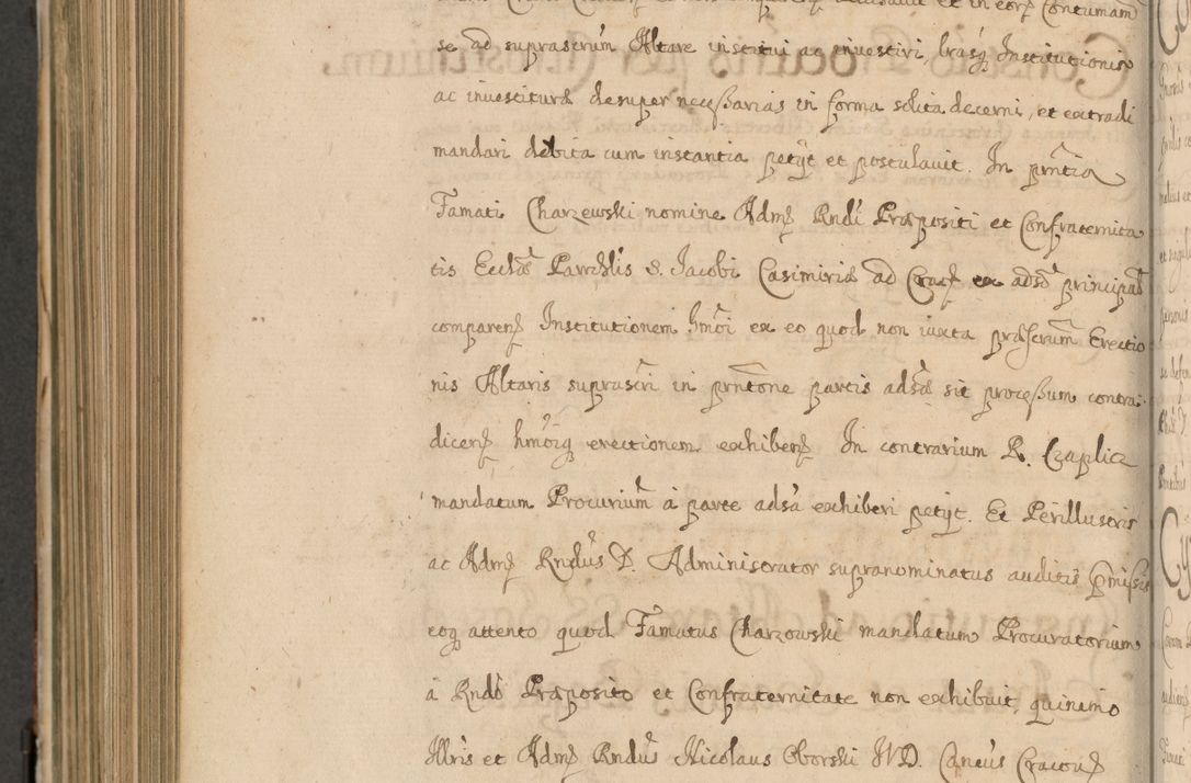 Zdjęcie nr 911 dla obiektu archiwalnego: Volumen II actorum episcopalium R. D. Petri Gembicki, episcopi Cracoviensis, locum tenente in dioecesi R. D. Alberto Lipnicki, canonico Cracoviensi post discessum R. D. Episcopi in Italiam et usque ad redditum eiusdem in Poloniam, videlicet a die 16 Novembris 1644 et per a. D. 1645 inchoative ad Septembrem. Horum videatur index ad finem huius voluminis