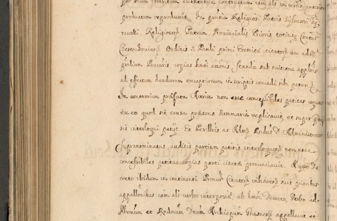 Zdjęcie nr 913 dla obiektu archiwalnego: Volumen II actorum episcopalium R. D. Petri Gembicki, episcopi Cracoviensis, locum tenente in dioecesi R. D. Alberto Lipnicki, canonico Cracoviensi post discessum R. D. Episcopi in Italiam et usque ad redditum eiusdem in Poloniam, videlicet a die 16 Novembris 1644 et per a. D. 1645 inchoative ad Septembrem. Horum videatur index ad finem huius voluminis