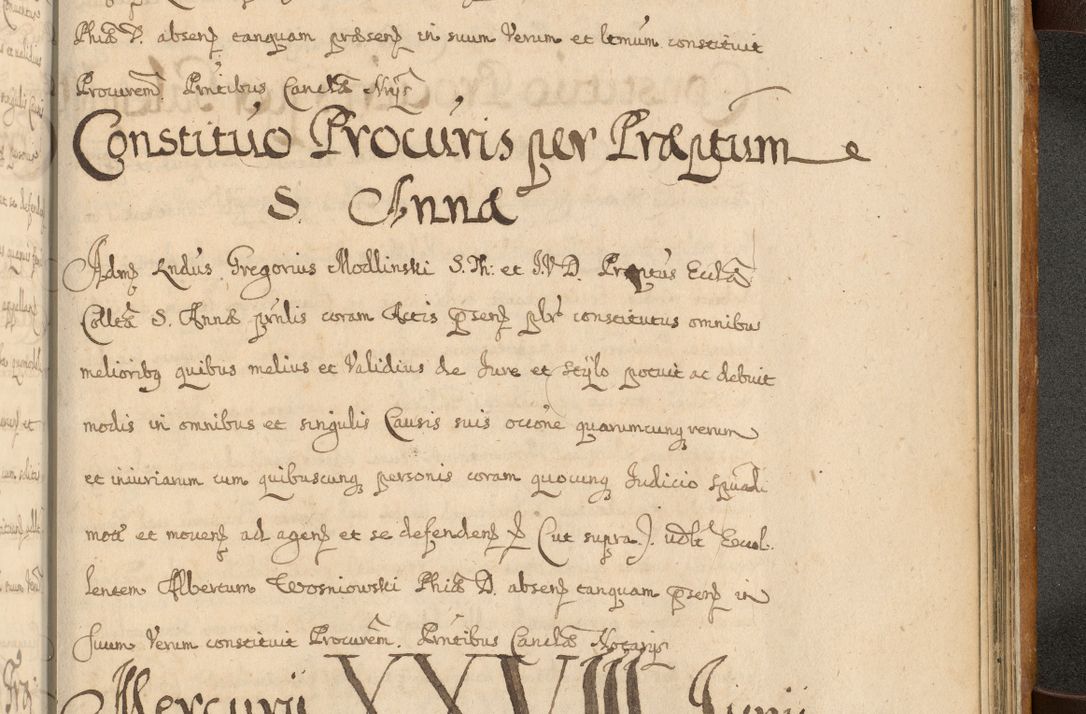 Zdjęcie nr 904 dla obiektu archiwalnego: Volumen II actorum episcopalium R. D. Petri Gembicki, episcopi Cracoviensis, locum tenente in dioecesi R. D. Alberto Lipnicki, canonico Cracoviensi post discessum R. D. Episcopi in Italiam et usque ad redditum eiusdem in Poloniam, videlicet a die 16 Novembris 1644 et per a. D. 1645 inchoative ad Septembrem. Horum videatur index ad finem huius voluminis