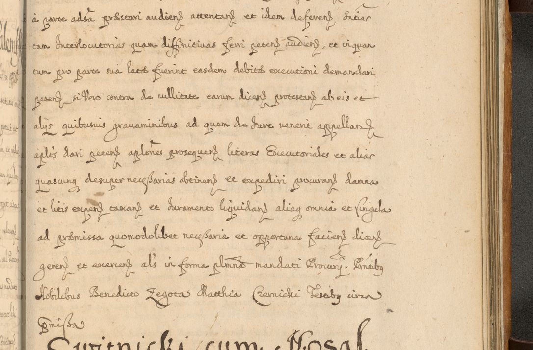 Zdjęcie nr 906 dla obiektu archiwalnego: Volumen II actorum episcopalium R. D. Petri Gembicki, episcopi Cracoviensis, locum tenente in dioecesi R. D. Alberto Lipnicki, canonico Cracoviensi post discessum R. D. Episcopi in Italiam et usque ad redditum eiusdem in Poloniam, videlicet a die 16 Novembris 1644 et per a. D. 1645 inchoative ad Septembrem. Horum videatur index ad finem huius voluminis