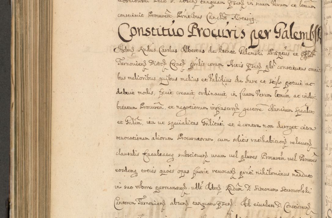 Zdjęcie nr 905 dla obiektu archiwalnego: Volumen II actorum episcopalium R. D. Petri Gembicki, episcopi Cracoviensis, locum tenente in dioecesi R. D. Alberto Lipnicki, canonico Cracoviensi post discessum R. D. Episcopi in Italiam et usque ad redditum eiusdem in Poloniam, videlicet a die 16 Novembris 1644 et per a. D. 1645 inchoative ad Septembrem. Horum videatur index ad finem huius voluminis