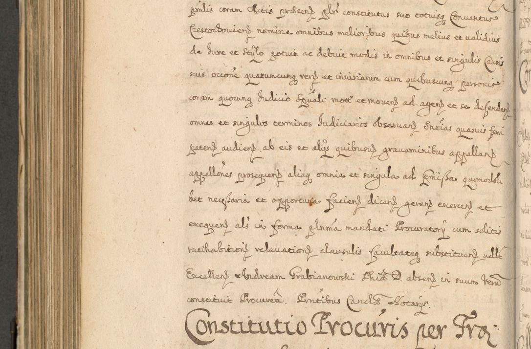 Zdjęcie nr 903 dla obiektu archiwalnego: Volumen II actorum episcopalium R. D. Petri Gembicki, episcopi Cracoviensis, locum tenente in dioecesi R. D. Alberto Lipnicki, canonico Cracoviensi post discessum R. D. Episcopi in Italiam et usque ad redditum eiusdem in Poloniam, videlicet a die 16 Novembris 1644 et per a. D. 1645 inchoative ad Septembrem. Horum videatur index ad finem huius voluminis