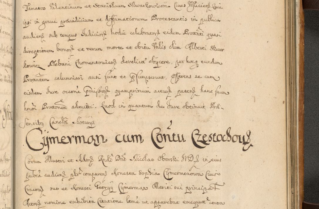 Zdjęcie nr 898 dla obiektu archiwalnego: Volumen II actorum episcopalium R. D. Petri Gembicki, episcopi Cracoviensis, locum tenente in dioecesi R. D. Alberto Lipnicki, canonico Cracoviensi post discessum R. D. Episcopi in Italiam et usque ad redditum eiusdem in Poloniam, videlicet a die 16 Novembris 1644 et per a. D. 1645 inchoative ad Septembrem. Horum videatur index ad finem huius voluminis