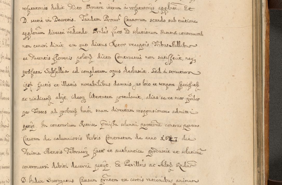 Zdjęcie nr 900 dla obiektu archiwalnego: Volumen II actorum episcopalium R. D. Petri Gembicki, episcopi Cracoviensis, locum tenente in dioecesi R. D. Alberto Lipnicki, canonico Cracoviensi post discessum R. D. Episcopi in Italiam et usque ad redditum eiusdem in Poloniam, videlicet a die 16 Novembris 1644 et per a. D. 1645 inchoative ad Septembrem. Horum videatur index ad finem huius voluminis
