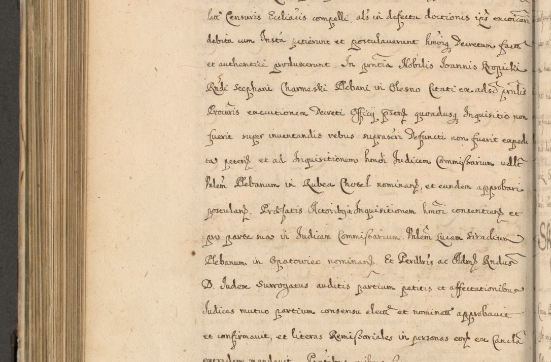 Zdjęcie nr 893 dla obiektu archiwalnego: Volumen II actorum episcopalium R. D. Petri Gembicki, episcopi Cracoviensis, locum tenente in dioecesi R. D. Alberto Lipnicki, canonico Cracoviensi post discessum R. D. Episcopi in Italiam et usque ad redditum eiusdem in Poloniam, videlicet a die 16 Novembris 1644 et per a. D. 1645 inchoative ad Septembrem. Horum videatur index ad finem huius voluminis