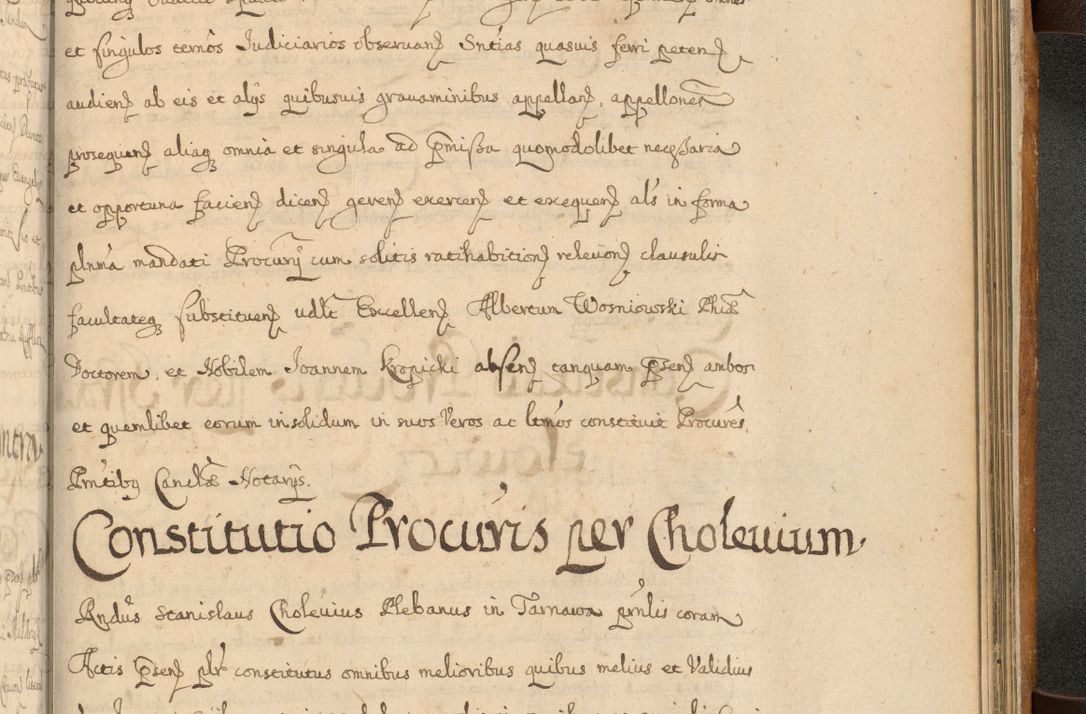 Zdjęcie nr 896 dla obiektu archiwalnego: Volumen II actorum episcopalium R. D. Petri Gembicki, episcopi Cracoviensis, locum tenente in dioecesi R. D. Alberto Lipnicki, canonico Cracoviensi post discessum R. D. Episcopi in Italiam et usque ad redditum eiusdem in Poloniam, videlicet a die 16 Novembris 1644 et per a. D. 1645 inchoative ad Septembrem. Horum videatur index ad finem huius voluminis