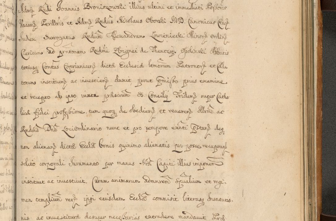 Zdjęcie nr 892 dla obiektu archiwalnego: Volumen II actorum episcopalium R. D. Petri Gembicki, episcopi Cracoviensis, locum tenente in dioecesi R. D. Alberto Lipnicki, canonico Cracoviensi post discessum R. D. Episcopi in Italiam et usque ad redditum eiusdem in Poloniam, videlicet a die 16 Novembris 1644 et per a. D. 1645 inchoative ad Septembrem. Horum videatur index ad finem huius voluminis