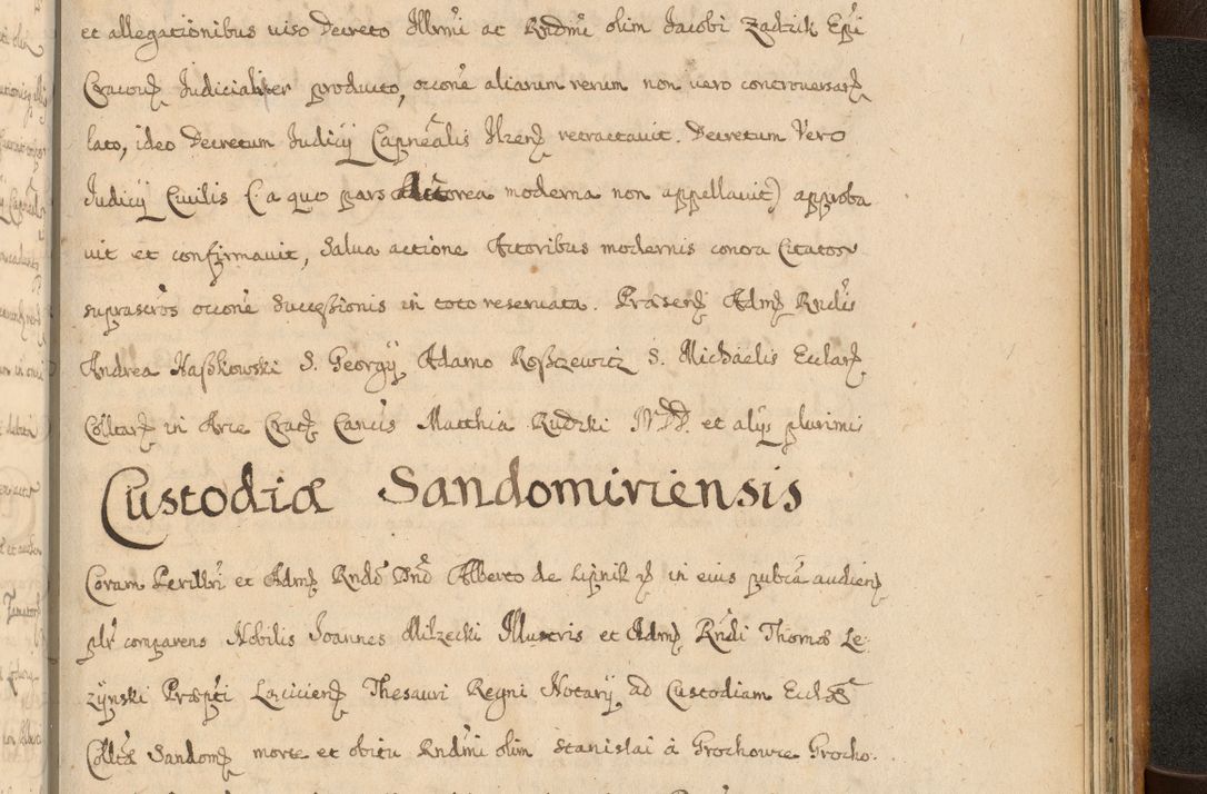 Zdjęcie nr 882 dla obiektu archiwalnego: Volumen II actorum episcopalium R. D. Petri Gembicki, episcopi Cracoviensis, locum tenente in dioecesi R. D. Alberto Lipnicki, canonico Cracoviensi post discessum R. D. Episcopi in Italiam et usque ad redditum eiusdem in Poloniam, videlicet a die 16 Novembris 1644 et per a. D. 1645 inchoative ad Septembrem. Horum videatur index ad finem huius voluminis