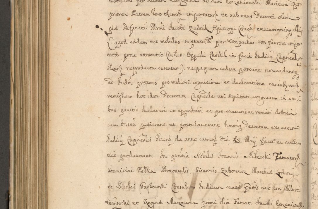 Zdjęcie nr 881 dla obiektu archiwalnego: Volumen II actorum episcopalium R. D. Petri Gembicki, episcopi Cracoviensis, locum tenente in dioecesi R. D. Alberto Lipnicki, canonico Cracoviensi post discessum R. D. Episcopi in Italiam et usque ad redditum eiusdem in Poloniam, videlicet a die 16 Novembris 1644 et per a. D. 1645 inchoative ad Septembrem. Horum videatur index ad finem huius voluminis