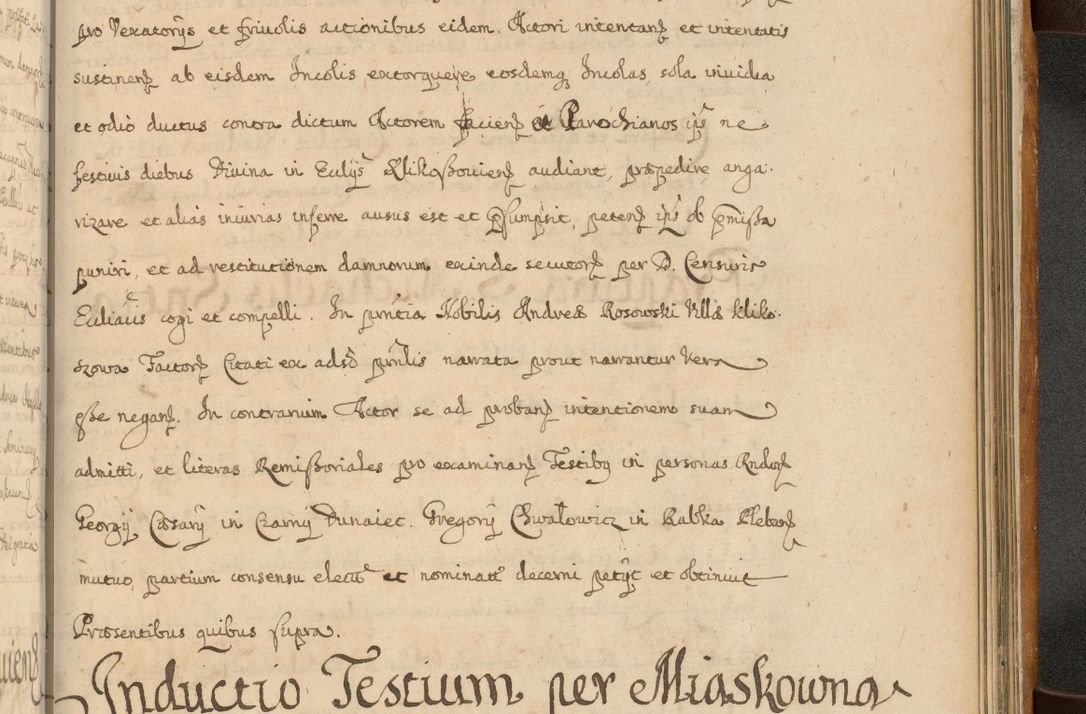 Zdjęcie nr 876 dla obiektu archiwalnego: Volumen II actorum episcopalium R. D. Petri Gembicki, episcopi Cracoviensis, locum tenente in dioecesi R. D. Alberto Lipnicki, canonico Cracoviensi post discessum R. D. Episcopi in Italiam et usque ad redditum eiusdem in Poloniam, videlicet a die 16 Novembris 1644 et per a. D. 1645 inchoative ad Septembrem. Horum videatur index ad finem huius voluminis