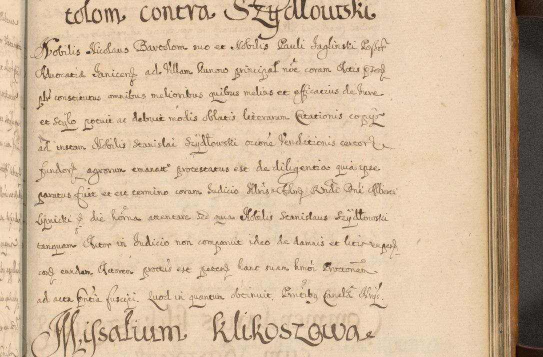 Zdjęcie nr 874 dla obiektu archiwalnego: Volumen II actorum episcopalium R. D. Petri Gembicki, episcopi Cracoviensis, locum tenente in dioecesi R. D. Alberto Lipnicki, canonico Cracoviensi post discessum R. D. Episcopi in Italiam et usque ad redditum eiusdem in Poloniam, videlicet a die 16 Novembris 1644 et per a. D. 1645 inchoative ad Septembrem. Horum videatur index ad finem huius voluminis
