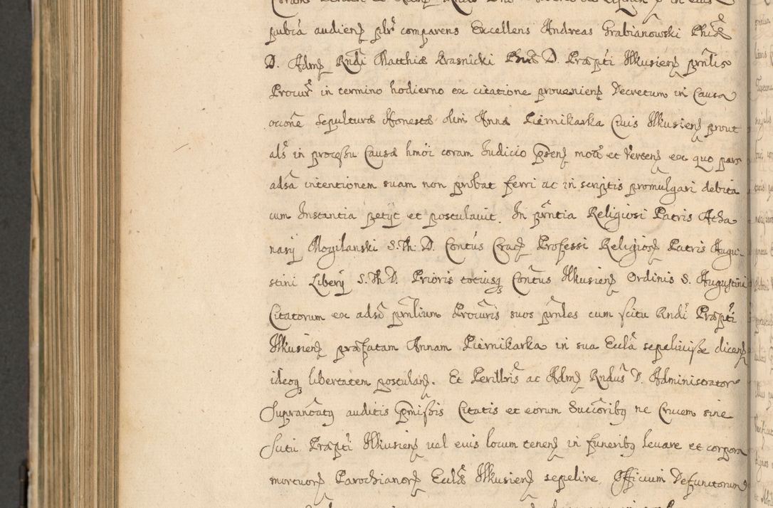 Zdjęcie nr 865 dla obiektu archiwalnego: Volumen II actorum episcopalium R. D. Petri Gembicki, episcopi Cracoviensis, locum tenente in dioecesi R. D. Alberto Lipnicki, canonico Cracoviensi post discessum R. D. Episcopi in Italiam et usque ad redditum eiusdem in Poloniam, videlicet a die 16 Novembris 1644 et per a. D. 1645 inchoative ad Septembrem. Horum videatur index ad finem huius voluminis