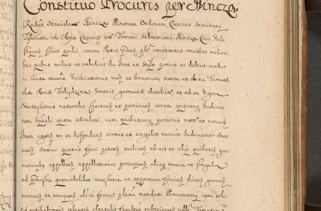 Zdjęcie nr 860 dla obiektu archiwalnego: Volumen II actorum episcopalium R. D. Petri Gembicki, episcopi Cracoviensis, locum tenente in dioecesi R. D. Alberto Lipnicki, canonico Cracoviensi post discessum R. D. Episcopi in Italiam et usque ad redditum eiusdem in Poloniam, videlicet a die 16 Novembris 1644 et per a. D. 1645 inchoative ad Septembrem. Horum videatur index ad finem huius voluminis