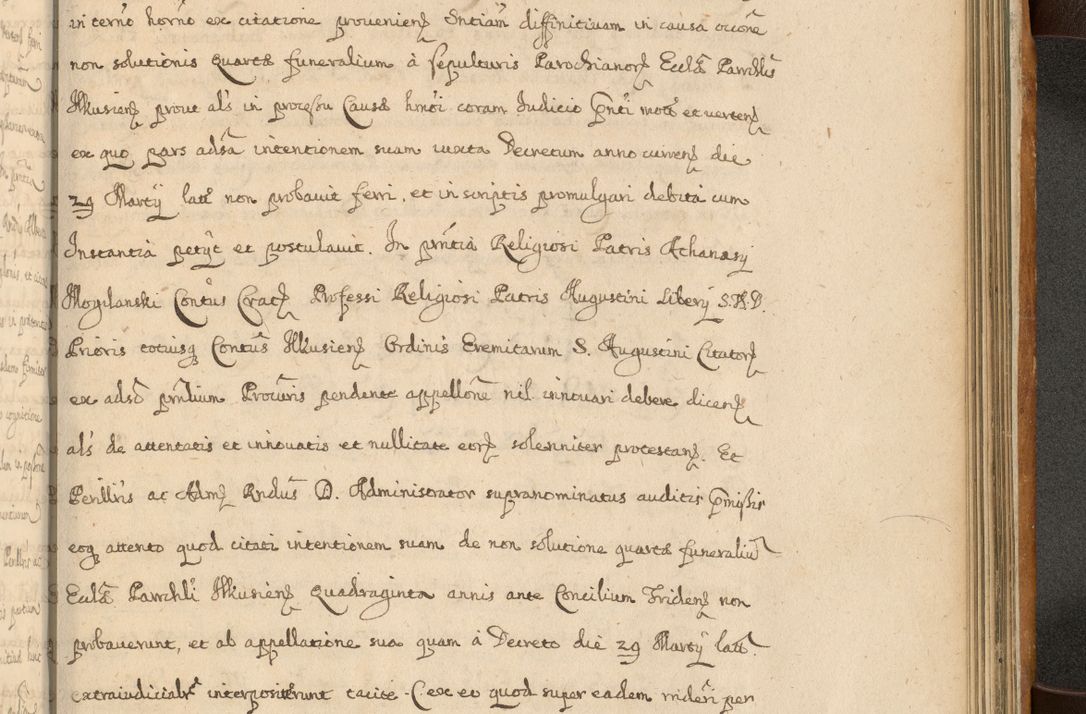 Zdjęcie nr 864 dla obiektu archiwalnego: Volumen II actorum episcopalium R. D. Petri Gembicki, episcopi Cracoviensis, locum tenente in dioecesi R. D. Alberto Lipnicki, canonico Cracoviensi post discessum R. D. Episcopi in Italiam et usque ad redditum eiusdem in Poloniam, videlicet a die 16 Novembris 1644 et per a. D. 1645 inchoative ad Septembrem. Horum videatur index ad finem huius voluminis