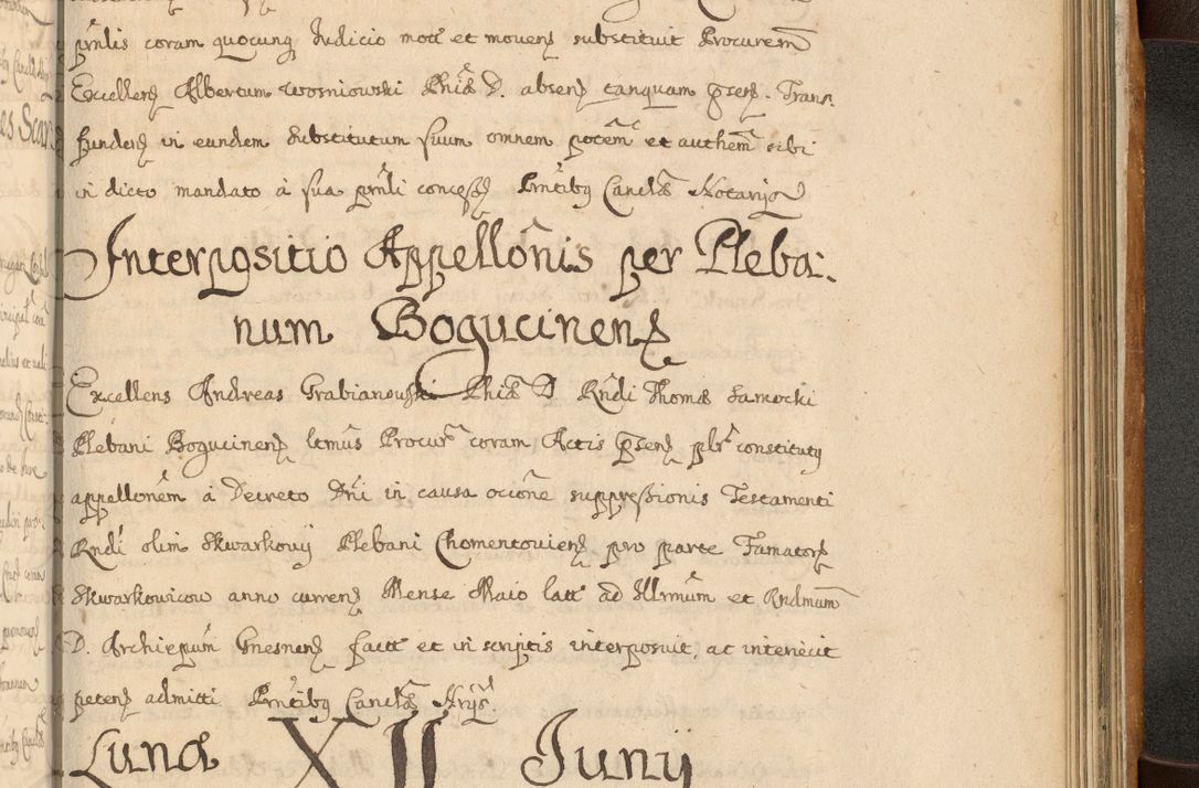 Zdjęcie nr 862 dla obiektu archiwalnego: Volumen II actorum episcopalium R. D. Petri Gembicki, episcopi Cracoviensis, locum tenente in dioecesi R. D. Alberto Lipnicki, canonico Cracoviensi post discessum R. D. Episcopi in Italiam et usque ad redditum eiusdem in Poloniam, videlicet a die 16 Novembris 1644 et per a. D. 1645 inchoative ad Septembrem. Horum videatur index ad finem huius voluminis