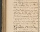 Zdjęcie nr 859 dla obiektu archiwalnego: Volumen II actorum episcopalium R. D. Petri Gembicki, episcopi Cracoviensis, locum tenente in dioecesi R. D. Alberto Lipnicki, canonico Cracoviensi post discessum R. D. Episcopi in Italiam et usque ad redditum eiusdem in Poloniam, videlicet a die 16 Novembris 1644 et per a. D. 1645 inchoative ad Septembrem. Horum videatur index ad finem huius voluminis