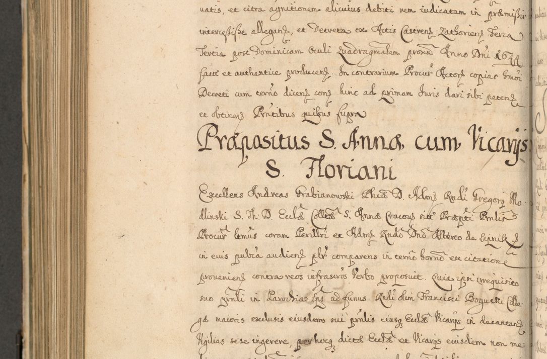 Zdjęcie nr 849 dla obiektu archiwalnego: Volumen II actorum episcopalium R. D. Petri Gembicki, episcopi Cracoviensis, locum tenente in dioecesi R. D. Alberto Lipnicki, canonico Cracoviensi post discessum R. D. Episcopi in Italiam et usque ad redditum eiusdem in Poloniam, videlicet a die 16 Novembris 1644 et per a. D. 1645 inchoative ad Septembrem. Horum videatur index ad finem huius voluminis