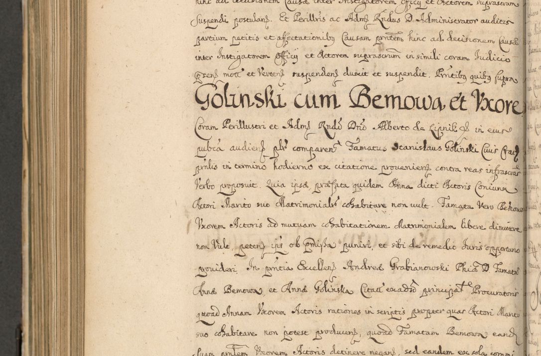 Zdjęcie nr 847 dla obiektu archiwalnego: Volumen II actorum episcopalium R. D. Petri Gembicki, episcopi Cracoviensis, locum tenente in dioecesi R. D. Alberto Lipnicki, canonico Cracoviensi post discessum R. D. Episcopi in Italiam et usque ad redditum eiusdem in Poloniam, videlicet a die 16 Novembris 1644 et per a. D. 1645 inchoative ad Septembrem. Horum videatur index ad finem huius voluminis