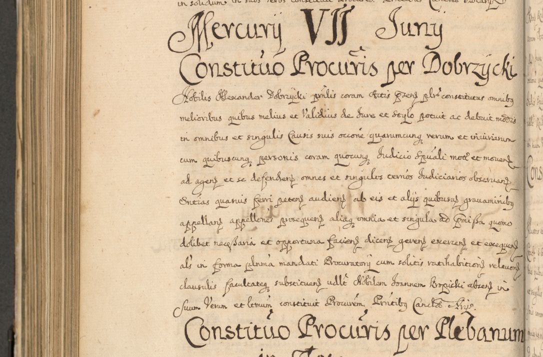 Zdjęcie nr 839 dla obiektu archiwalnego: Volumen II actorum episcopalium R. D. Petri Gembicki, episcopi Cracoviensis, locum tenente in dioecesi R. D. Alberto Lipnicki, canonico Cracoviensi post discessum R. D. Episcopi in Italiam et usque ad redditum eiusdem in Poloniam, videlicet a die 16 Novembris 1644 et per a. D. 1645 inchoative ad Septembrem. Horum videatur index ad finem huius voluminis