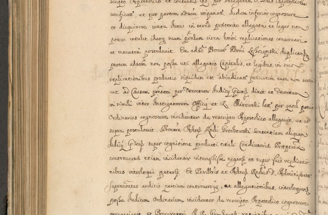 Zdjęcie nr 835 dla obiektu archiwalnego: Volumen II actorum episcopalium R. D. Petri Gembicki, episcopi Cracoviensis, locum tenente in dioecesi R. D. Alberto Lipnicki, canonico Cracoviensi post discessum R. D. Episcopi in Italiam et usque ad redditum eiusdem in Poloniam, videlicet a die 16 Novembris 1644 et per a. D. 1645 inchoative ad Septembrem. Horum videatur index ad finem huius voluminis