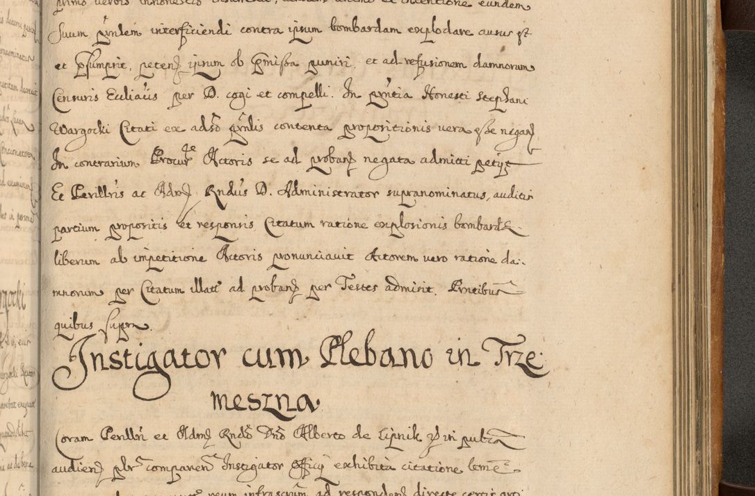 Zdjęcie nr 828 dla obiektu archiwalnego: Volumen II actorum episcopalium R. D. Petri Gembicki, episcopi Cracoviensis, locum tenente in dioecesi R. D. Alberto Lipnicki, canonico Cracoviensi post discessum R. D. Episcopi in Italiam et usque ad redditum eiusdem in Poloniam, videlicet a die 16 Novembris 1644 et per a. D. 1645 inchoative ad Septembrem. Horum videatur index ad finem huius voluminis
