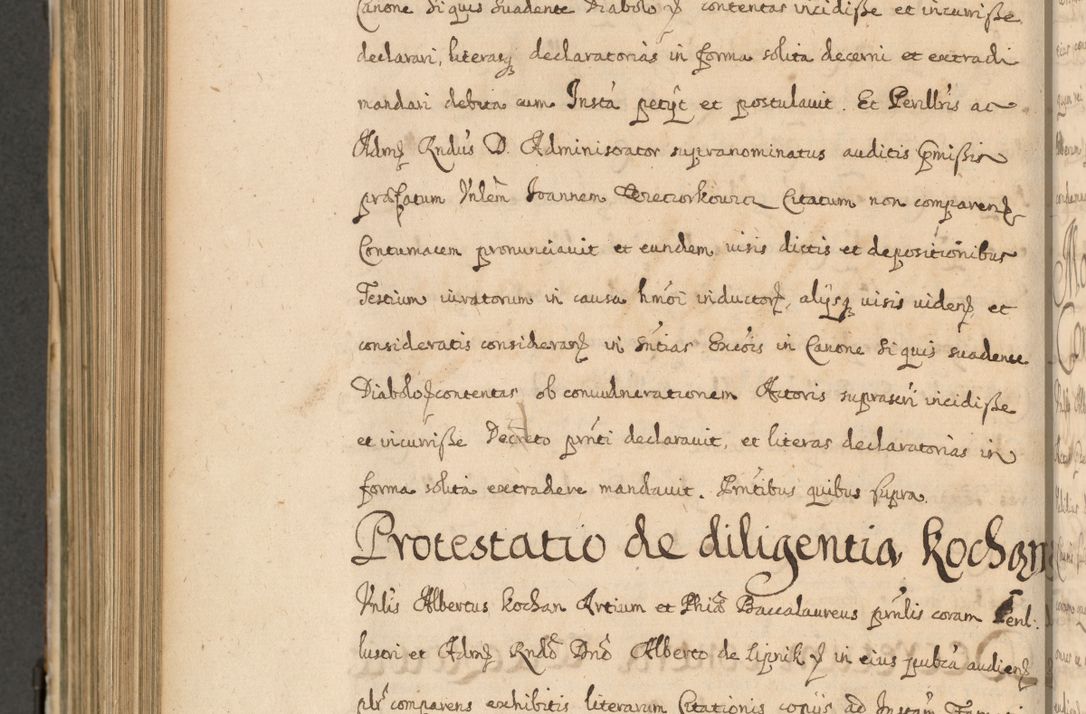 Zdjęcie nr 817 dla obiektu archiwalnego: Volumen II actorum episcopalium R. D. Petri Gembicki, episcopi Cracoviensis, locum tenente in dioecesi R. D. Alberto Lipnicki, canonico Cracoviensi post discessum R. D. Episcopi in Italiam et usque ad redditum eiusdem in Poloniam, videlicet a die 16 Novembris 1644 et per a. D. 1645 inchoative ad Septembrem. Horum videatur index ad finem huius voluminis