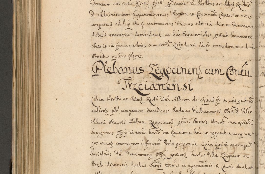 Zdjęcie nr 811 dla obiektu archiwalnego: Volumen II actorum episcopalium R. D. Petri Gembicki, episcopi Cracoviensis, locum tenente in dioecesi R. D. Alberto Lipnicki, canonico Cracoviensi post discessum R. D. Episcopi in Italiam et usque ad redditum eiusdem in Poloniam, videlicet a die 16 Novembris 1644 et per a. D. 1645 inchoative ad Septembrem. Horum videatur index ad finem huius voluminis