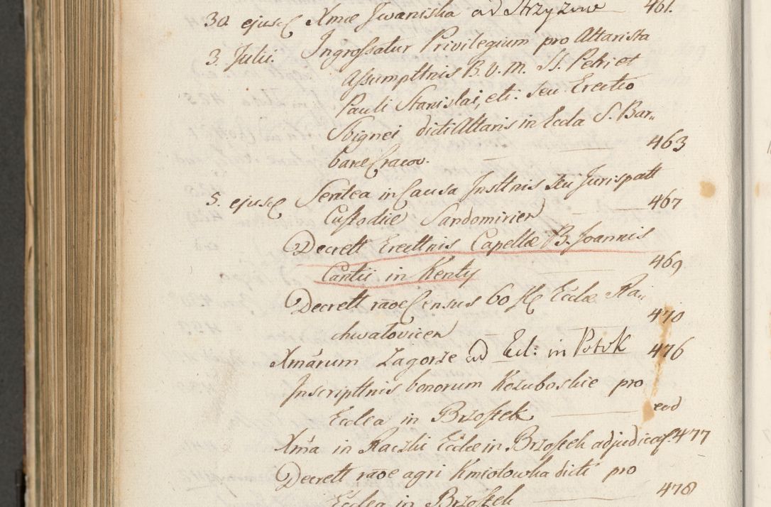 Zdjęcie nr 1117 dla obiektu archiwalnego: Volumen II actorum episcopalium R. D. Petri Gembicki, episcopi Cracoviensis, locum tenente in dioecesi R. D. Alberto Lipnicki, canonico Cracoviensi post discessum R. D. Episcopi in Italiam et usque ad redditum eiusdem in Poloniam, videlicet a die 16 Novembris 1644 et per a. D. 1645 inchoative ad Septembrem. Horum videatur index ad finem huius voluminis