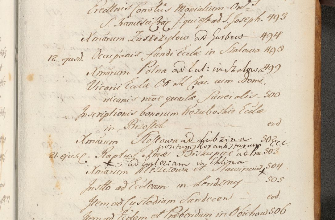 Zdjęcie nr 1118 dla obiektu archiwalnego: Volumen II actorum episcopalium R. D. Petri Gembicki, episcopi Cracoviensis, locum tenente in dioecesi R. D. Alberto Lipnicki, canonico Cracoviensi post discessum R. D. Episcopi in Italiam et usque ad redditum eiusdem in Poloniam, videlicet a die 16 Novembris 1644 et per a. D. 1645 inchoative ad Septembrem. Horum videatur index ad finem huius voluminis