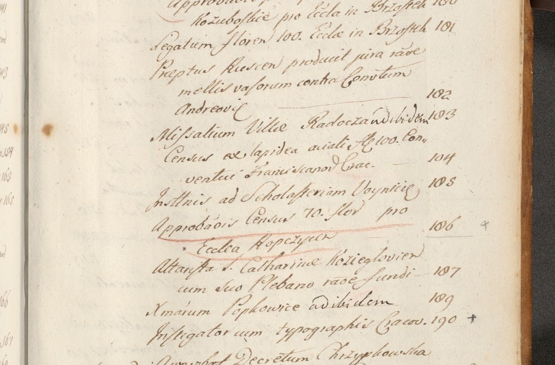 Zdjęcie nr 1106 dla obiektu archiwalnego: Volumen II actorum episcopalium R. D. Petri Gembicki, episcopi Cracoviensis, locum tenente in dioecesi R. D. Alberto Lipnicki, canonico Cracoviensi post discessum R. D. Episcopi in Italiam et usque ad redditum eiusdem in Poloniam, videlicet a die 16 Novembris 1644 et per a. D. 1645 inchoative ad Septembrem. Horum videatur index ad finem huius voluminis