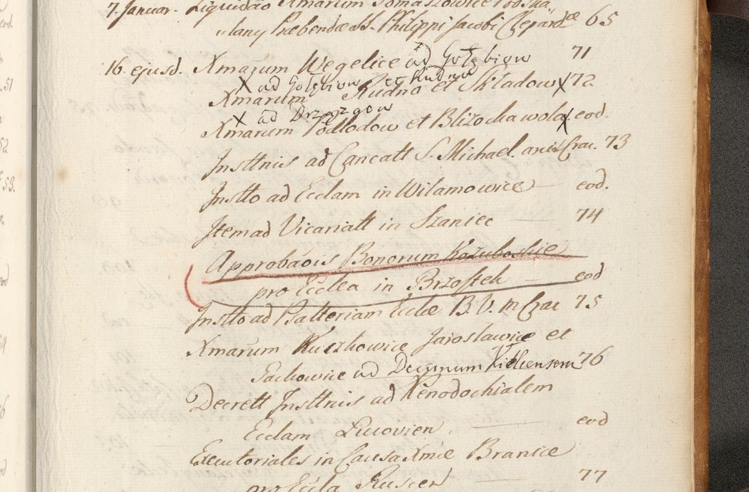 Zdjęcie nr 1102 dla obiektu archiwalnego: Volumen II actorum episcopalium R. D. Petri Gembicki, episcopi Cracoviensis, locum tenente in dioecesi R. D. Alberto Lipnicki, canonico Cracoviensi post discessum R. D. Episcopi in Italiam et usque ad redditum eiusdem in Poloniam, videlicet a die 16 Novembris 1644 et per a. D. 1645 inchoative ad Septembrem. Horum videatur index ad finem huius voluminis