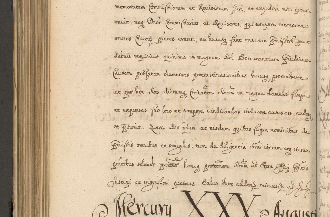 Zdjęcie nr 1081 dla obiektu archiwalnego: Volumen II actorum episcopalium R. D. Petri Gembicki, episcopi Cracoviensis, locum tenente in dioecesi R. D. Alberto Lipnicki, canonico Cracoviensi post discessum R. D. Episcopi in Italiam et usque ad redditum eiusdem in Poloniam, videlicet a die 16 Novembris 1644 et per a. D. 1645 inchoative ad Septembrem. Horum videatur index ad finem huius voluminis