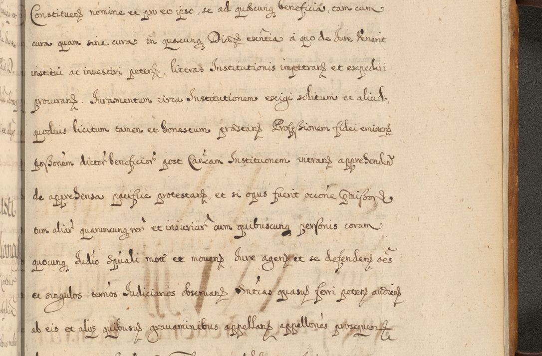 Zdjęcie nr 1078 dla obiektu archiwalnego: Volumen II actorum episcopalium R. D. Petri Gembicki, episcopi Cracoviensis, locum tenente in dioecesi R. D. Alberto Lipnicki, canonico Cracoviensi post discessum R. D. Episcopi in Italiam et usque ad redditum eiusdem in Poloniam, videlicet a die 16 Novembris 1644 et per a. D. 1645 inchoative ad Septembrem. Horum videatur index ad finem huius voluminis